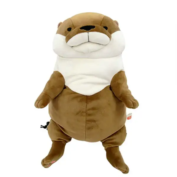 Brown Otter Golf Driver Headcover Plush 460cc Animal Japan NEW — front view