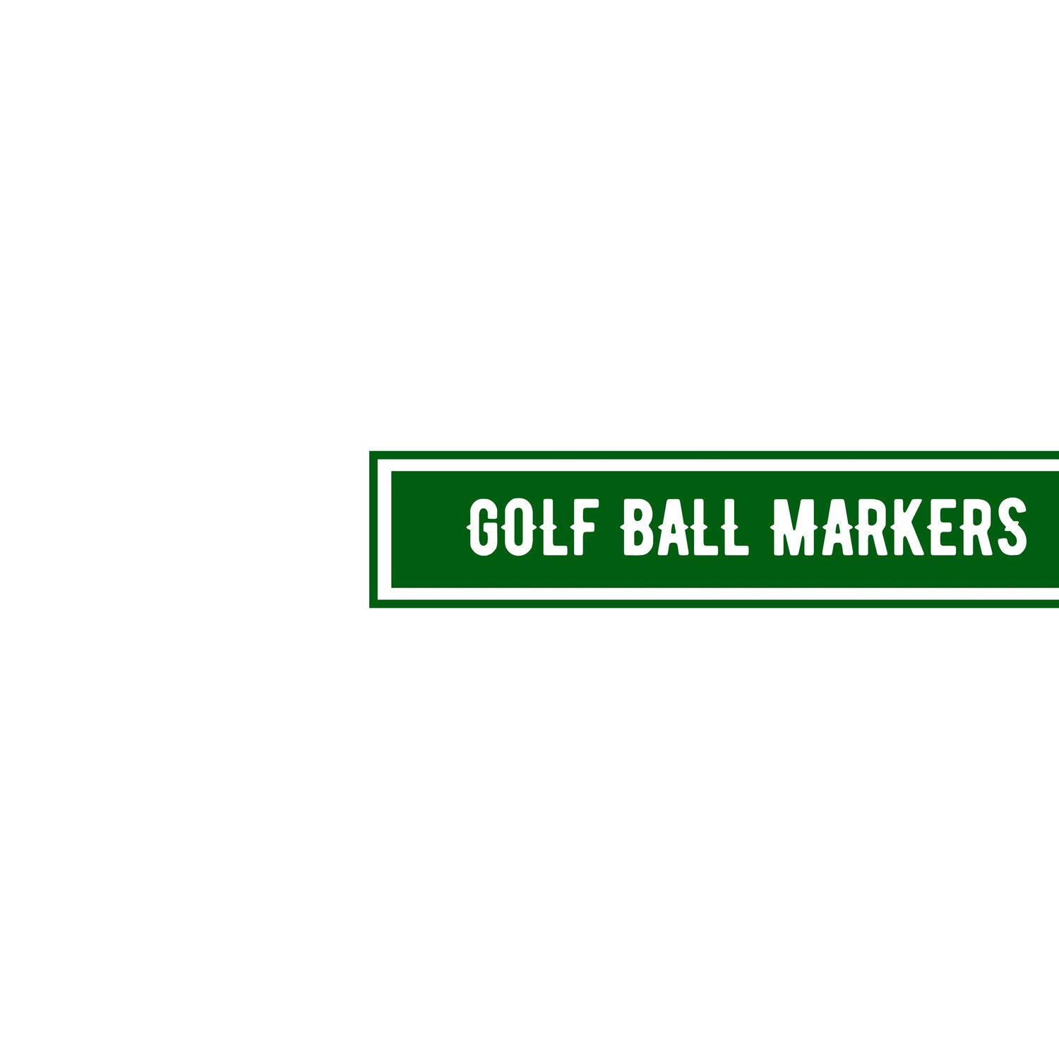 Golf Ball Markers